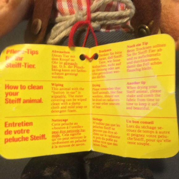 REAL GERMAN STEIFF FATHER HEDGEHOG - Picture 10 of 13